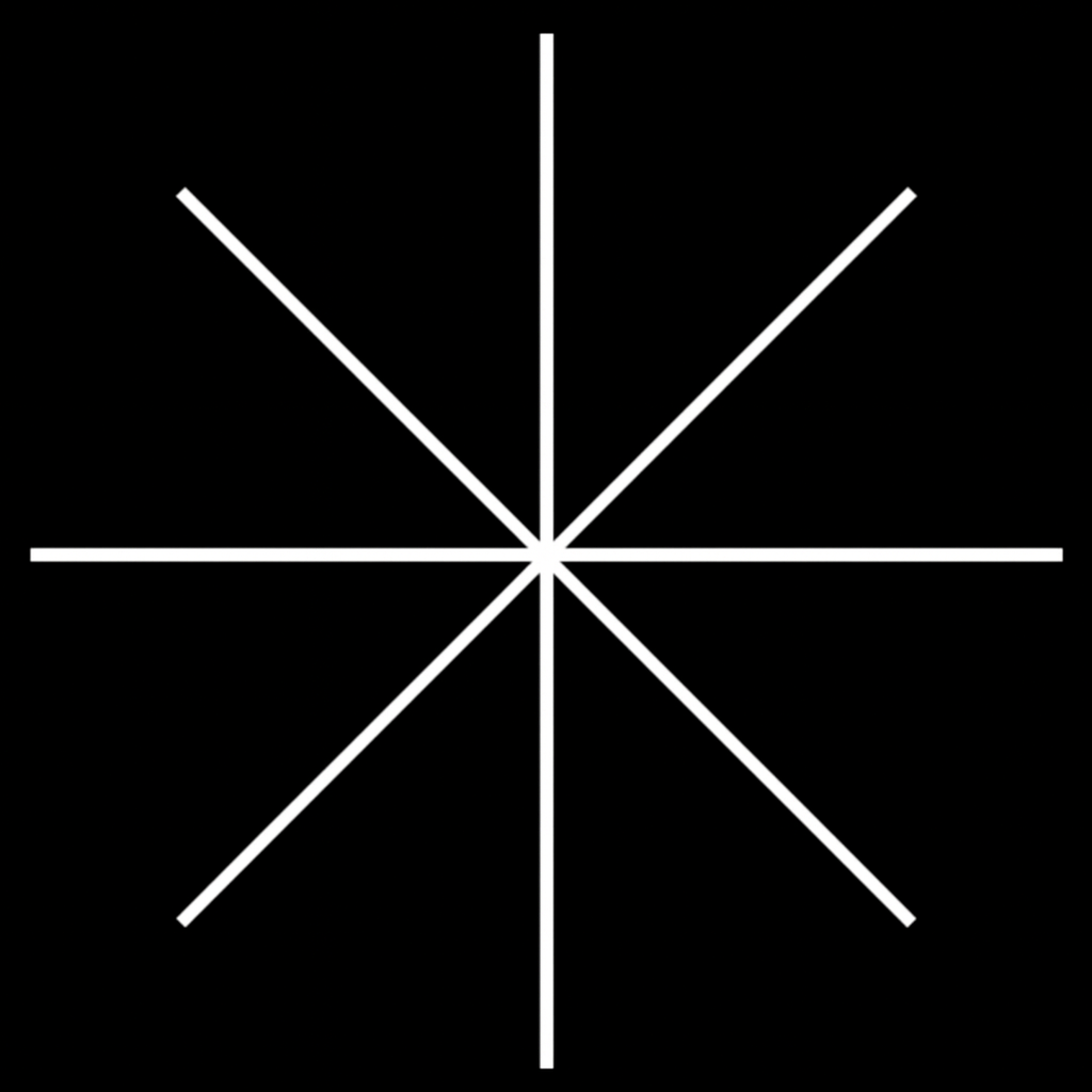 Symmetrical star representing reliability